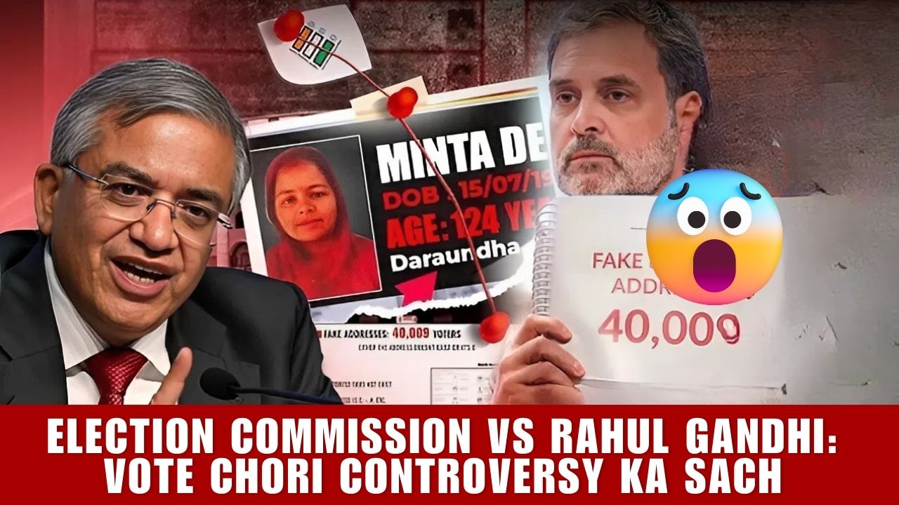 Election Commission vs Rahul Gandhi Vote Chori Controversy Ka Sach