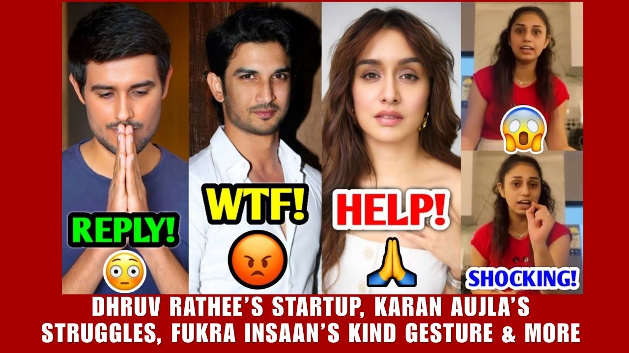 Trending Entertainment Updates Dhruv Rathee’s Startup, Karan Aujla’s Struggles, Fukra Insaan’s Kind Gesture & More