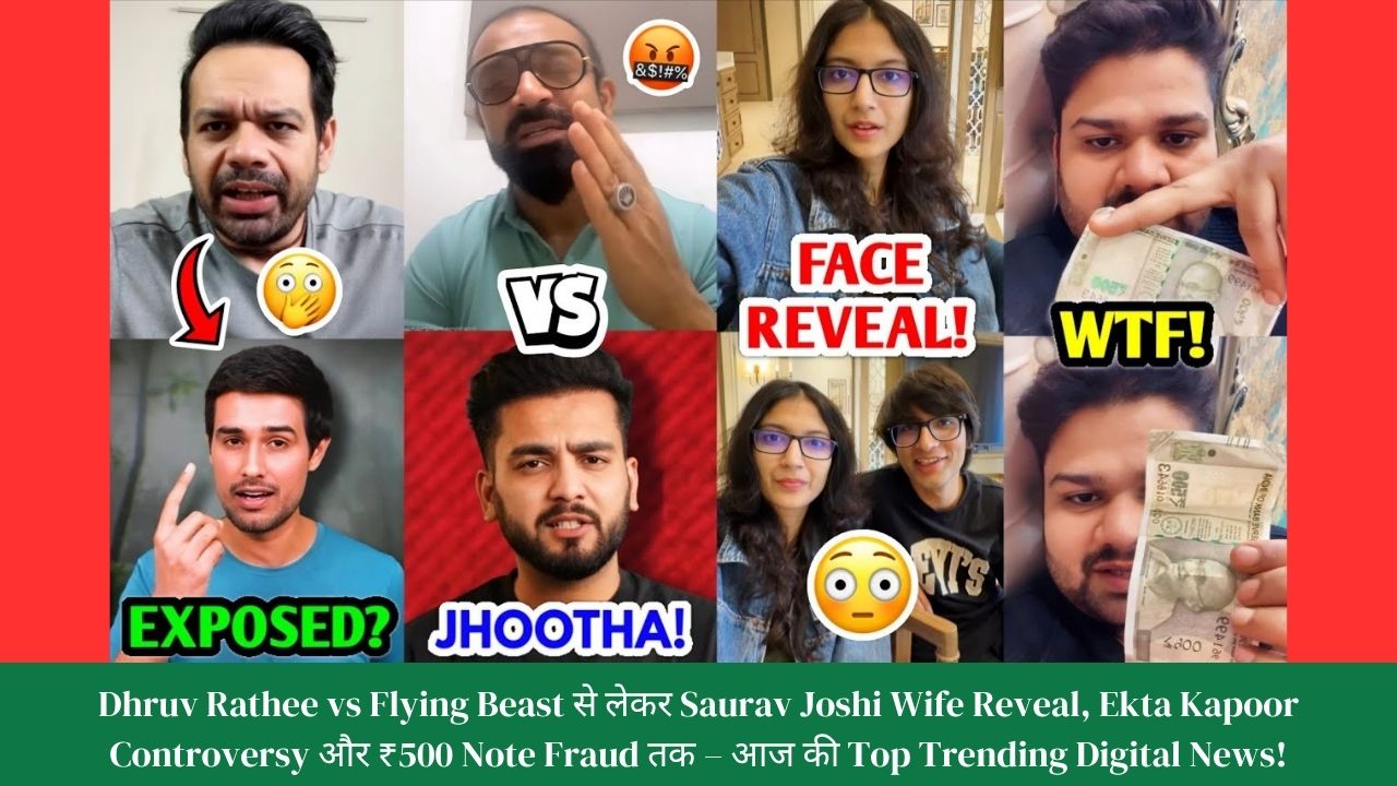Dhruv Rathee vs Flying Beast और India की Trending Viral News – Slay Point से लेकर IAS Dream Girl तक Week का Full Recap!
