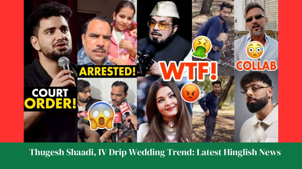 Thugesh Shaadi, IV Drip Wedding Trend Latest Hinglish News
